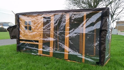 Rain cover chicken hen - rain,