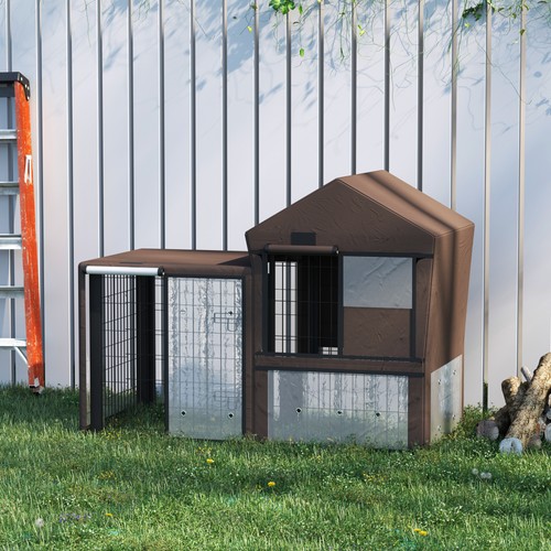 Pawhut rabbit hutch cover - rabbit,