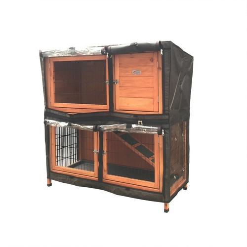 Bunny business hutch cover - hutch,