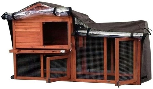 Bunny business hutch cover - bunny,