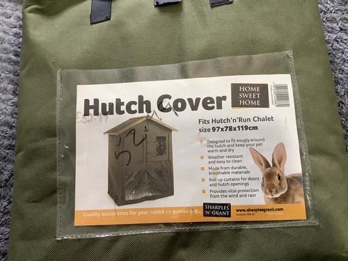 Rabbit hutch cover chalet - rabbit,