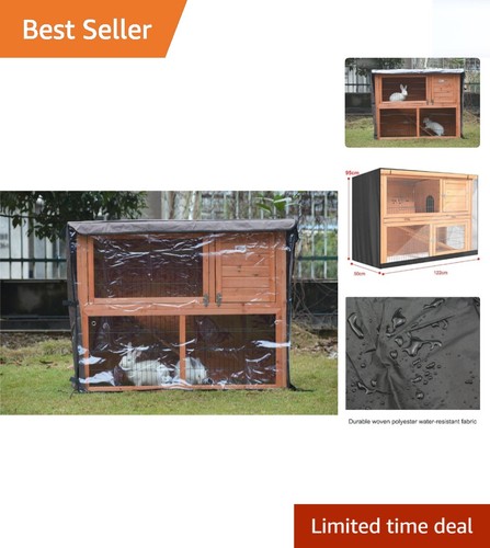 Clear front folding hutch - front,