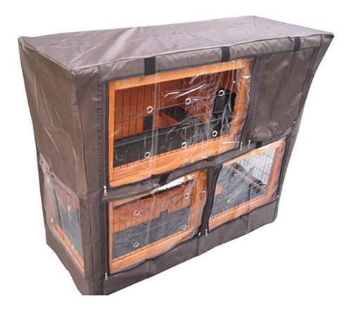 Bunny business hutch cover - bunny,